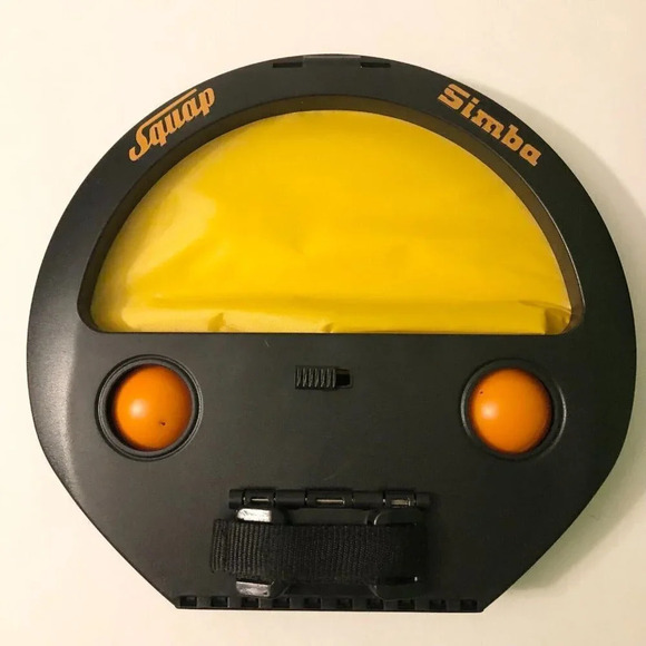 Simba Squap Catch Ball Game Adjustable Straps Set of 4 Paddles with Balls - Picture 3 of 8